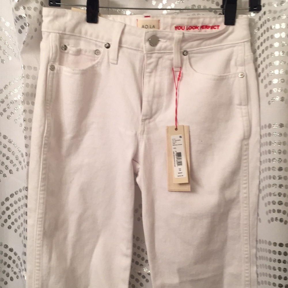 ALICE + OLIVIA JEANS Perfect Cropped Kick Jeans - Picture 4 of 8